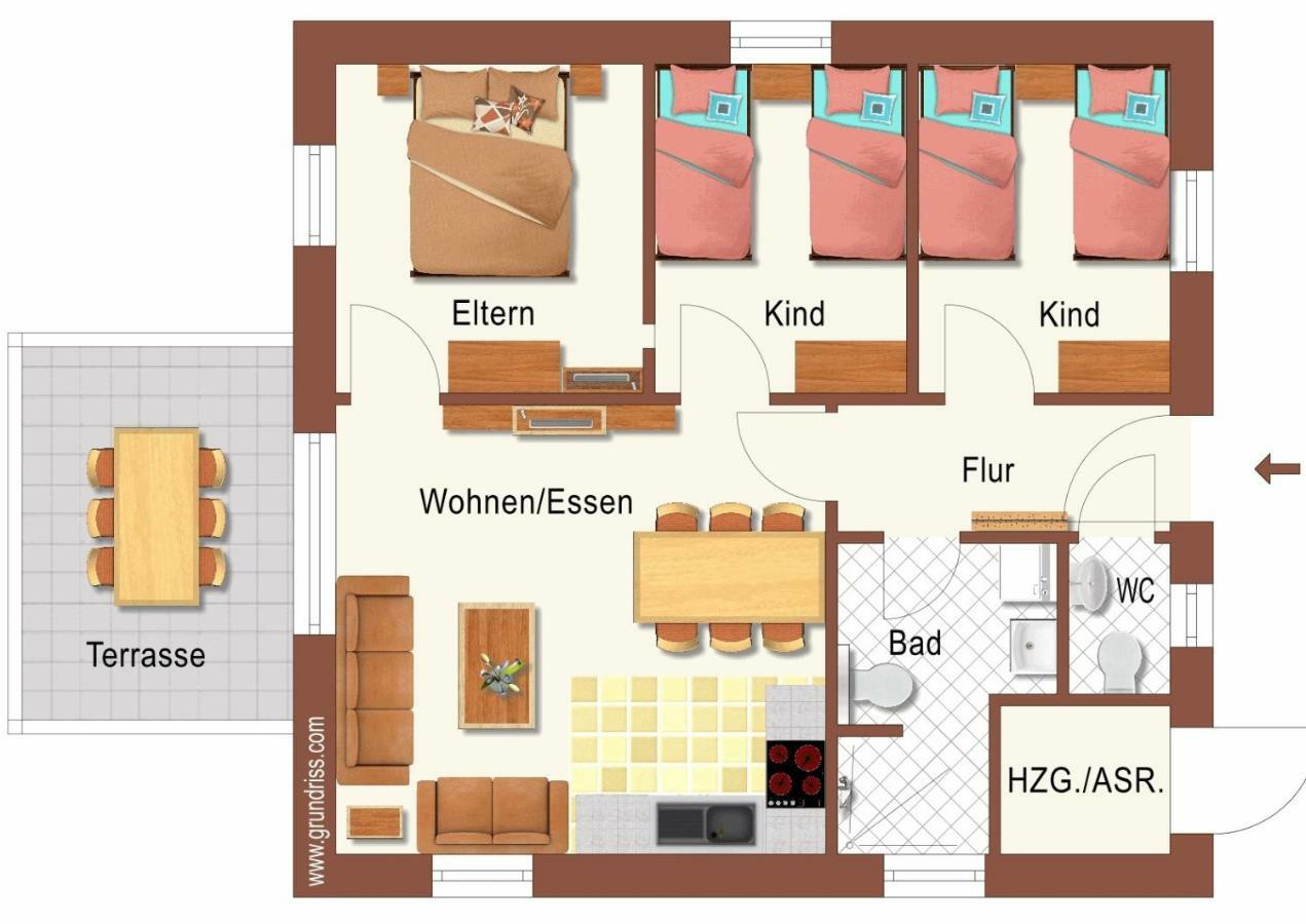 Emsperle Villa Oberlangen Екстериор снимка